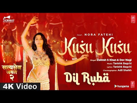 Kusu Kusu | Nora Fatehi | 4K Video | Divya Khosla | Zahrah S Khan | Dev Negi | 🎧 HD Audio