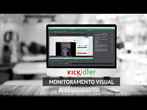 Kickidler. Monitoramento visual
