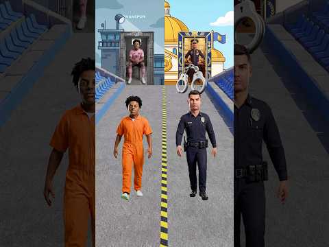 POV 🚨👮‍♂️🔒🚓 IShowSpeed and Ronaldo in the Cops & Robbers Run!