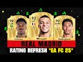 FIFA 25 | REAL MADRID PLAYER RATINGS (EA FC 25)! 😱🔥 ft. Mbappe, Vinicius, Bellingham…