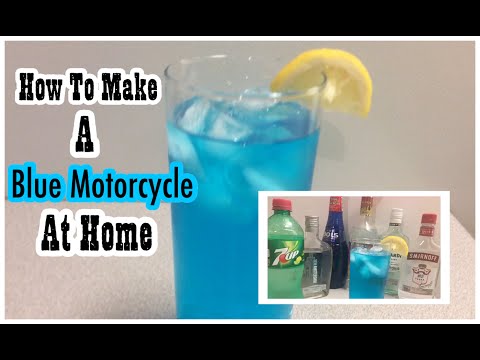 How To Make The BEST Blue Motorcycle Drink (at home)