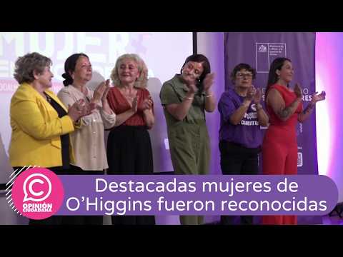 Presidenta de los canales comunitarios fue premiada junto a otras mujeres de la región de O'Higgins