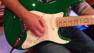 Video thumbnail for 1990 7up Green Eric Clapton Fender Strat "THE BEST YEAR"  Eddie Vegas by eddievegas1