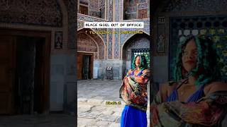 My experience traveling as a Black woman in Uzbekistan #uzbekistan #blacktraveler #uzbekistantravel