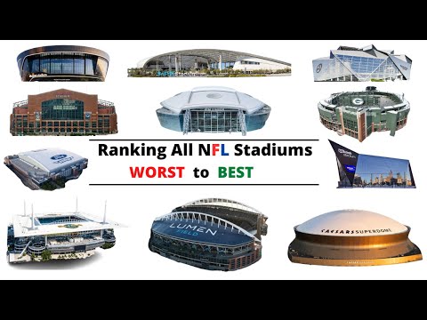 Ranking Every NFL STADIUM From WORST to BEST!