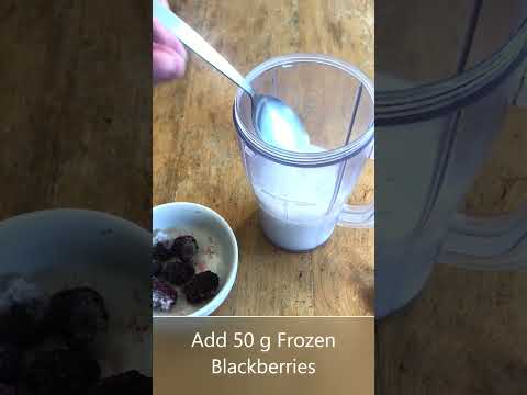 Chocolate Blackberry Shake