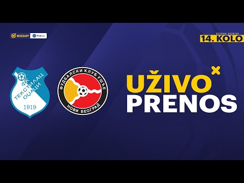 Tekstilac - Ušće Novi Beograd Mozzart Bet Prva liga Srbije 2025/26 14. Kolo