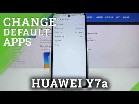 How to Change Default Apps on HUAWEI Y7A – Set Default Apps