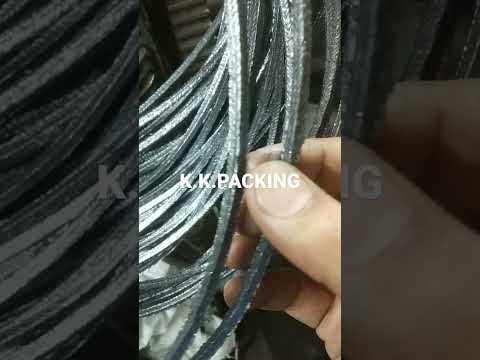Asbestos braided cut rings, for valves, high speed