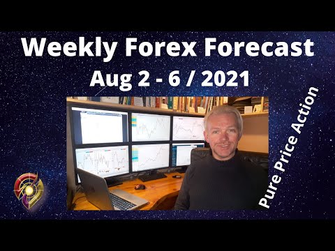 Weekly Forex Forecast August 2 - 6 2021EURUSD, GBPUSD, USDJ