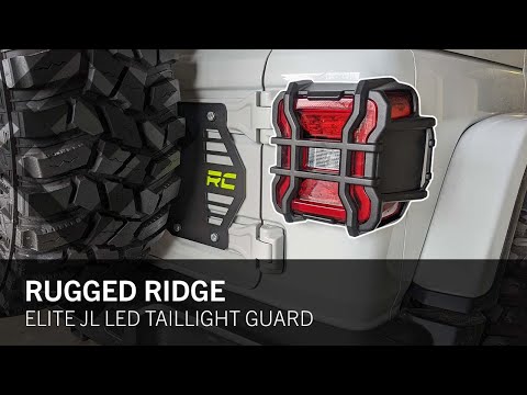 Rugged Ridge Elite Tail Light Guards INSTALL & REVIEW - Great Protection & Style!