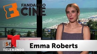 Emma Roberts Reads a Spanish Tongue-twister | Fandango | Entretenimiento