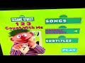 Sesame Street 123 Count With Me 1999 DVD Menu Walkthrough REUPLOAD