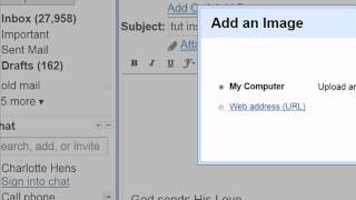 How too insert images into the body of your gmail message