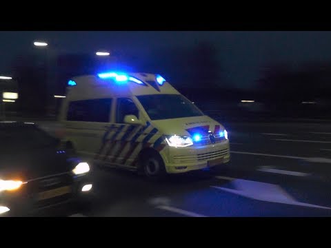 A1, Silverline [reserve-]Ambulances 02-142 & 02-127 in Leeuwarden