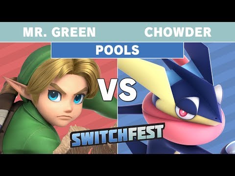 Switchfest 2019 - Space | Mr.Green (Young Link) Vs Chowder (Greninja) Winners Pools - Smash Ultimate