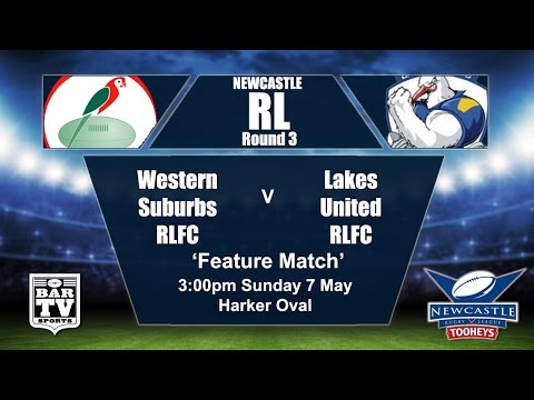 2017 Newcastle RL Round 3 Western Suburbs v Lakes United