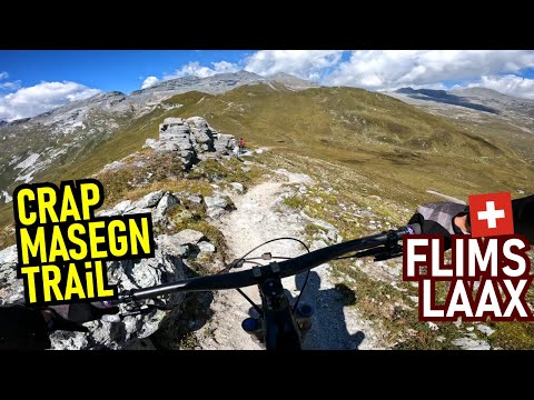 FLIMS LAAX Crap Masegn Trail FULL / Puffing & Panting, Up & Down 😅 / Mountainbike MTB Enduro Schweiz