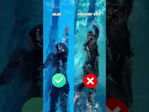 Stay inline with your shoulder! #swimming #triathlontraining #swimming #swimmer