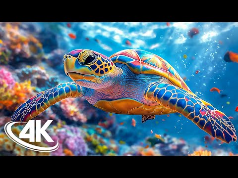 [NEW] 3HRS Stunning 4K Underwater Wonders - Relaxing Music | Coral Reefs, Fish & Colorful Sea Life