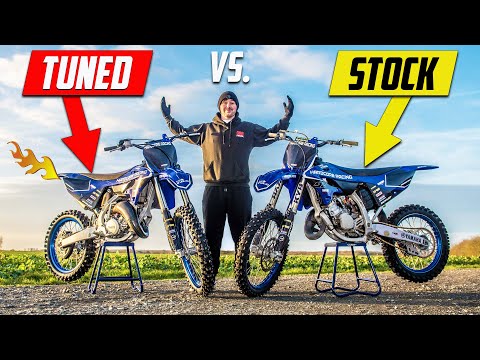 How Much Power Can We Get From a 2023 YZ125? | Stock vs Tuned Shootout!