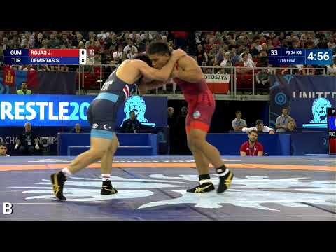 1/16 FS - 74 kg: J. ROJAS (GUM) v. S. DEMIRTAS (TUR)