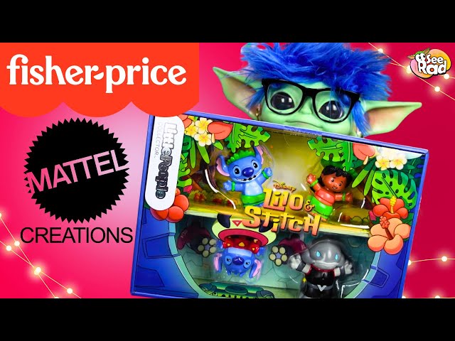 Vídeo relacionado con Little People Collector Disney Lilo y Stitch Conjunto de edición especial para adultos y fans, incluye 4 figuras y una caja decorativa, JFC77