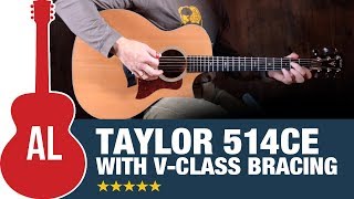 Video thumbnail for Taylor 514ce with V-Class Bracing by Acoustic Letter