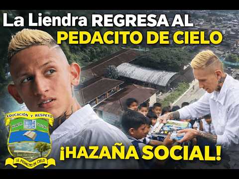 La Liendra regresó a su colegio en La Tebaida | Obra social que confronta a la iglesia