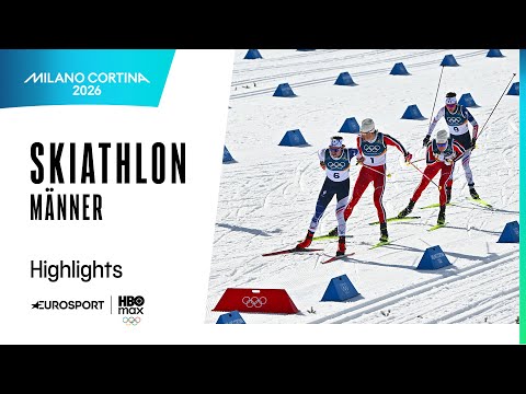 Packender Endspurt im Skiathlon I Highlights deutsch I Olympia 2026 I Skiathlon I Männer