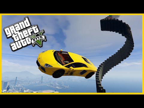 LONGEST GTA 5 SPIRAL WALLRIDE EVER! GTA 5 Mods Showcase!