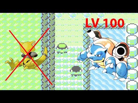 Mew Glitch ohne Abra - Turtok LV 100 in Pokemon Gelb (Mew Glitch)