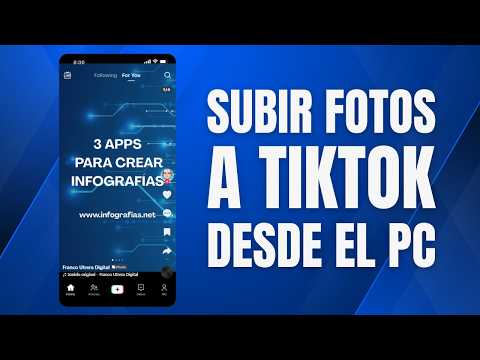 Ya se pueden subir fotos a Tiktok desde el PC