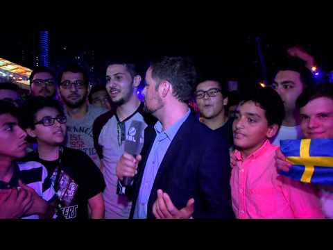 Sean Charles gets a kiss @ ESL ESEA Dubai Invitational 2015