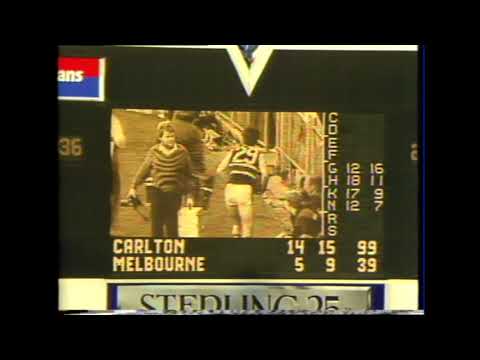 1985 Round 16 - Carlton vs Melbourne - Post Game - Behind the Scenes - Peter McKenna Jack Edwards