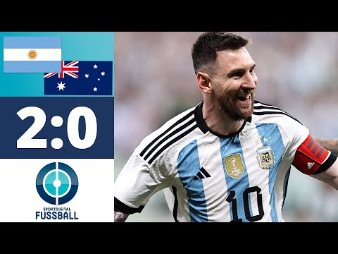 Messi-Traumtor nach 80 Sekunden! Argentinien gewinnt gegen Australien | Argentinien - Australien