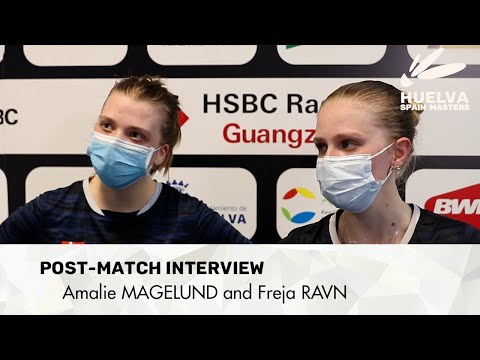 Amalie MAGELUND and Freja RAVN - Post-match interview after round 2