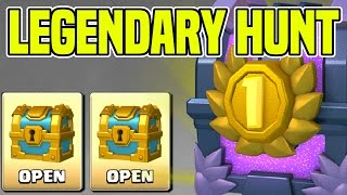 Clash Royale | Legendary Hunt Chest Opening | Can Gold Chests Contain Legendary Cards