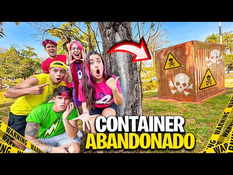 ENCONTRAMOS UM CONTÊINER ABANDONADO NA FLORESTA *Conseguimos abrir ?