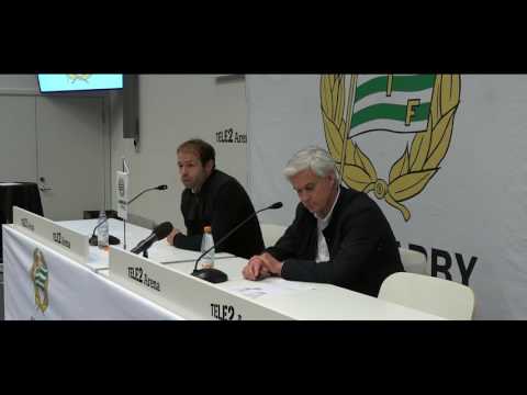 Presskonferens efter Hammarby borta