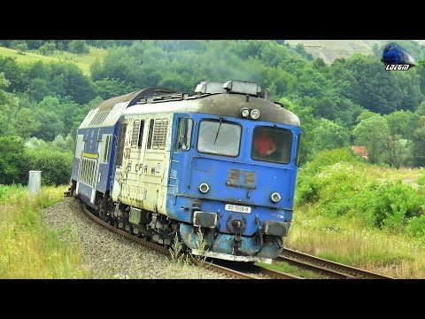 Fluieroasa 060-DA 60-1356-9 Whistle Locomotive in Gara Ciucea Station & Bologa - 26 July 2020