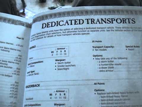 Space Marine Rhino with two Storm Bolters?