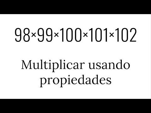 CÓMO MULTIPLICAR USANDO PROPIEDADES. Matemáticas Básicas