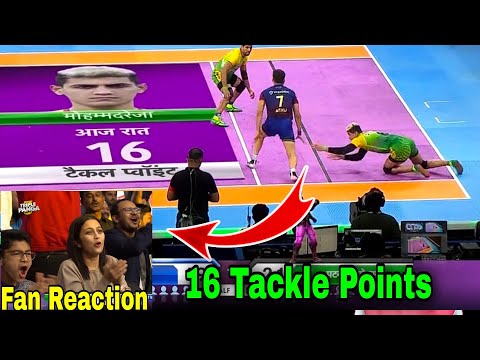 Mohammad Reza Shadlu 8 Super Tackle Vs Dabang Delhi | Md Reza Chiyaneh 16 Tackle Points In PKL 9