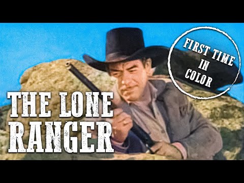 The Lone Ranger | Clayton Moore | COLORIZED | Western Movie