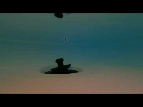 Satisfying Underwater Blue Bathtub Water Draining ASMR