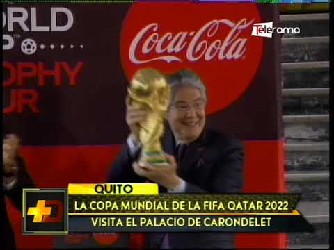 La Copa Mundial de la FIFA Qatar 2022 visita el palacio de Carondelet