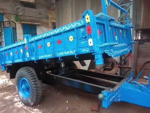 Mild Steel Hydraulic Tractor Trolley