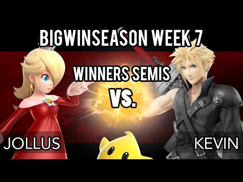 BigWinSeason Week 7 - Winners Semi-Finals - Jollus (Rosalina, Marth) VS Kevin (Cloud)