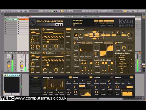 Arpeggiator sequencing with SynthMaster CM